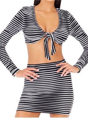 GIGI C swim | Lincoln wrap top & Becca skirt